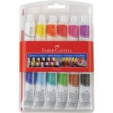 FABER-CASTELL TÜP 12 RENK GUAJ BOYA